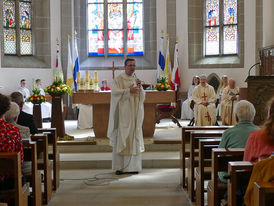 Feierlicher Gründungsgottesdienst der Pfarrei St. Heimerad (Foto: Karl-Franz Thiede)